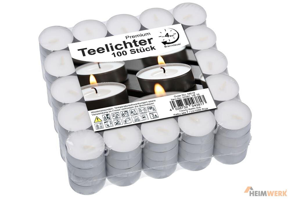 Verwunderlich Teelichter 100 Stck Lidl Ebenbild