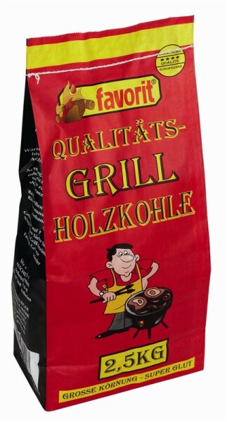 Grillholzkohle 2,5kg Beutel Grillkohle