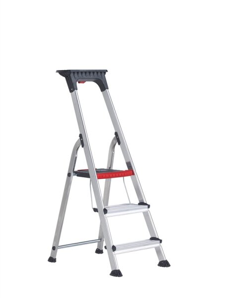 Stufenstehleiter mit Brücke,3Stufen Altrex Double Decker 0,61m