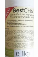 2xBestChlor MiniTabs 56% Aktivchlorgehalt 20g Tablette 1kg Dose Bestpool 123701