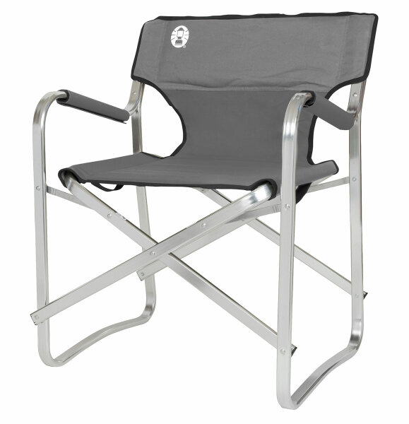 Campingstuhl/Regiestuhl mit Armlehnen Coleman Deck Chair grau