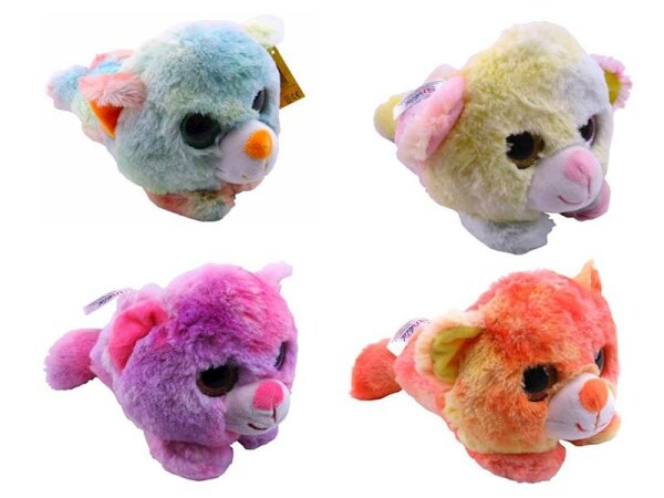 Plüschfigur 30cm Sunkid, Multicolor-Bär, mehrfach sortiert DIV 29955