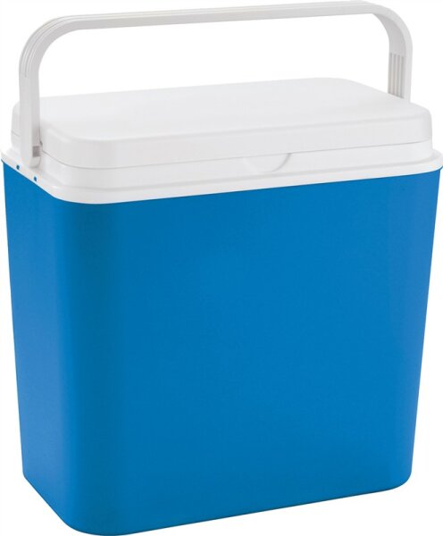 Kühlbox 24 Liter m. Henkel blau/weiß 39x24x39cm (LxBxH)