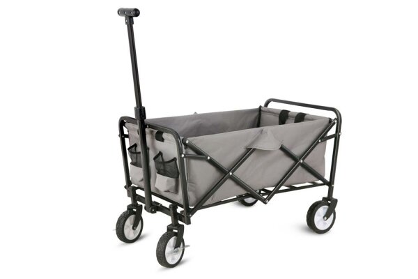 Bollerwagen faltbar 
schwarz/grau 75x46x88cm