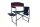 Comfort Camping Sessel XXL, extra breit m. Seitentisch schwarz-rot