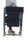 Comfort Camping Sessel XXL, extra breit m. Seitentisch schwarz-rot