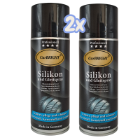 CarBRIGHT Silikonspray/Silikon- und Gleitspray 2x400ml /...