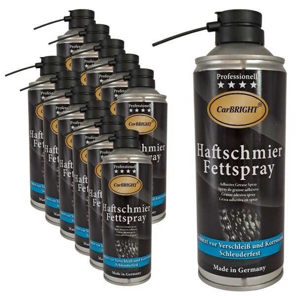 CarBRIGHT Haftschmierfettspray 12x400ml / 12er Set