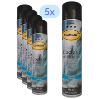 CarBRIGHT Cockpitspray/Pflegespray Fresh 5x600ml / 5er Set