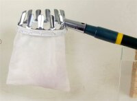 Obstpflücker-Aufsatz mit Stoffbeutel verzinkt