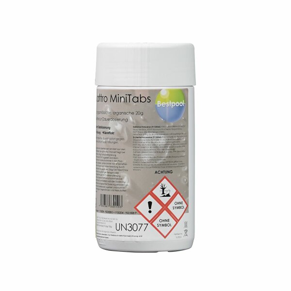 BestQuattro MiniTabs 5in1 20g Multifunktionstablette 1kg Dose Bestpool 123101