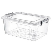 Multi-Box mit Deckel 20 Liter 48x33x19,5cm transparent