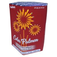 Color Palmen 19-Schuss-Batterie PULVER Pyrotechnik