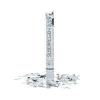 Party-Popper/Konfetti-Shooter 40cm Silber