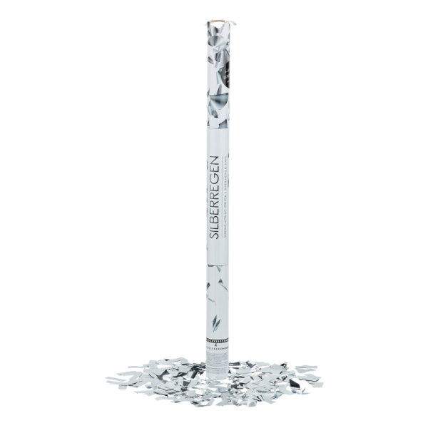 Party-Popper/Konfetti-Shooter 80cm Silber