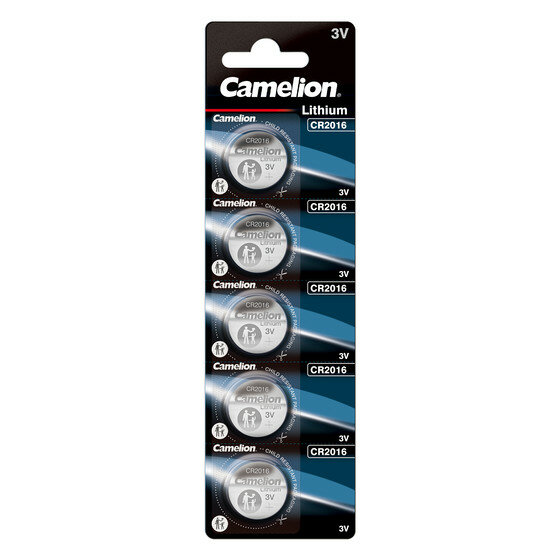 CAMELION Lithium CR2016 / 5er Pack