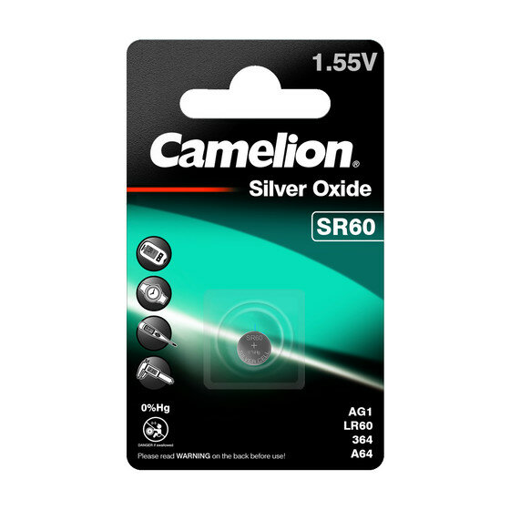CAMELION Silber Oxid SR60W / G1 / 364 / 1er Pack