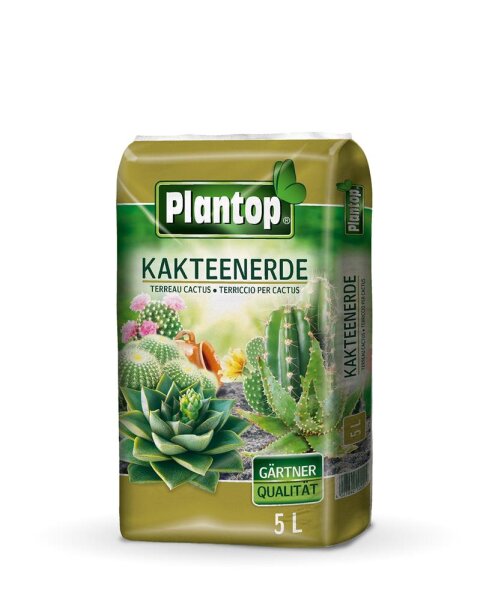 PLANTOP Kakteenerde 5 Liter torfreduziert