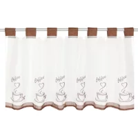 Cafehausgardine Angie, Coffee, ca. 45x120cm,...