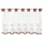Cafehausgardine Angie, Coffee, ca. 45x120cm, weiß/braun mit Schlaufe