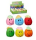 Anti Stress Ball "Faccia" 5,5x9cm im Display , versch. Farben