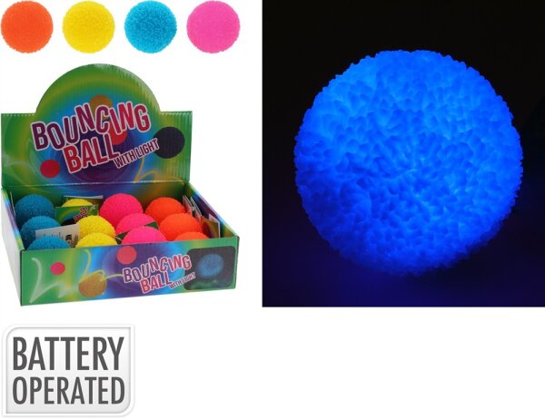 FLUMMI-BALL MIT LICHT 5 CM farbig sort. i. Displ.