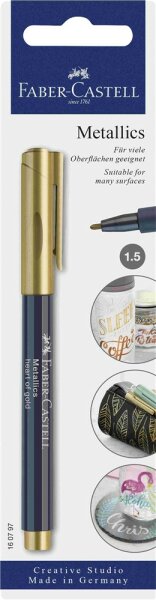 Metallics Marker gold SB-Karte heart of gold FABER CASTELL