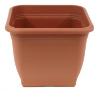 Blumentopf QUADRATO 14x14cm terracotta