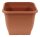 Blumentopf QUADRATO 33x33cm terracotta