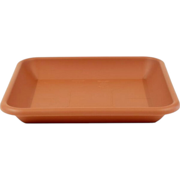 Blumentopf-Untersetzer QUADRATO 34x34cm terracotta