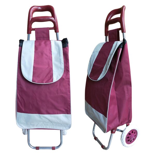 Einkaufstrolley/-wagen 38 Liter bordeaux