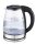 Wasserkocher Glas EDS Silber 1,8 Liter