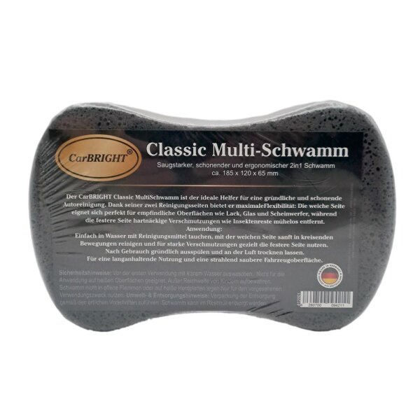 CarBRIGHT Classic Multi-Schwamm 185x120x65mm