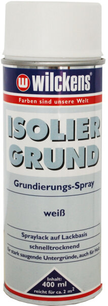 Isoliergrund-Lackspray matt weiß lösemittelbasiert 400ml