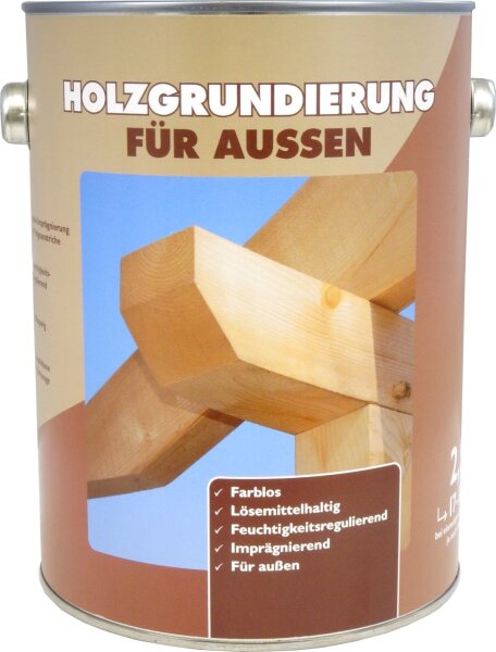 Holzschutz-Grundierung Farblos 2,5 Liter Wilckens
