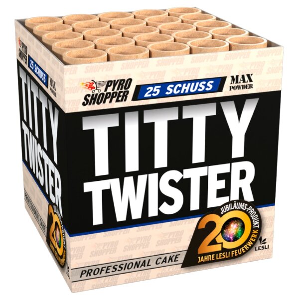 TITTY TWISTER 25-Schuss-Batterie Lesli