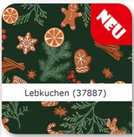 Wachstuch X-Mas 1,40m Lebkuchen // Meterware