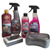 CarBRIGHT 6tlg. Außenbereich-Pflegeset/Exterior-Set für die gründliche&professionelle Reinigung