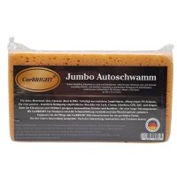CarBRIGHT 3er Auto Waschset Shampoo BeeProtect & GumBlaster & Jumbo Schwamm