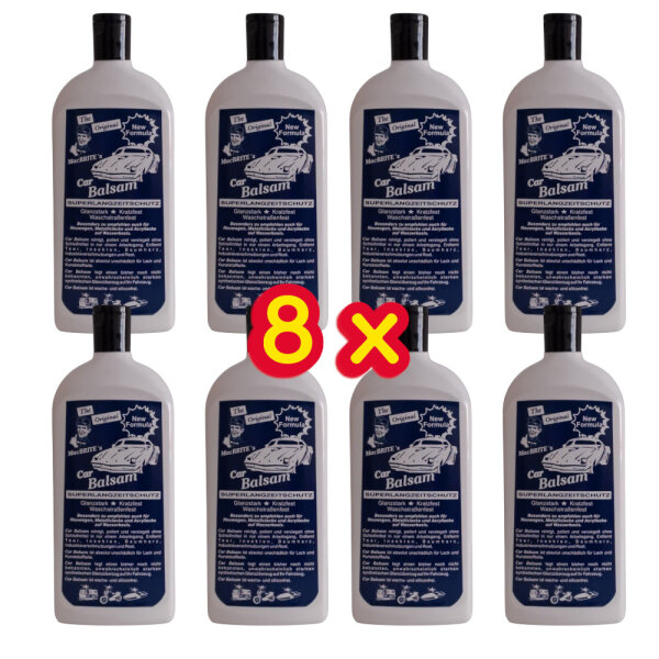 Autopolitur Car Balsam by MacBRITE Superlangzeitschutz 500ml / 8er Set