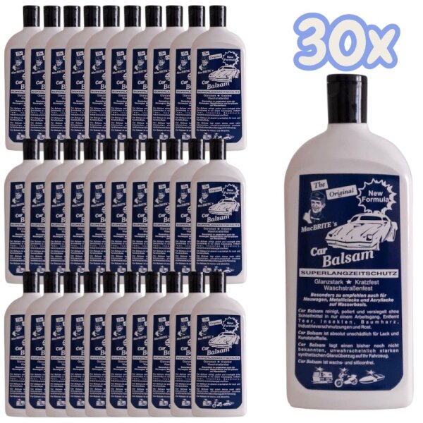 MacBRITE Car Balsam Autopolitur Superlangzeitschutz 30x500ml / 30er Set