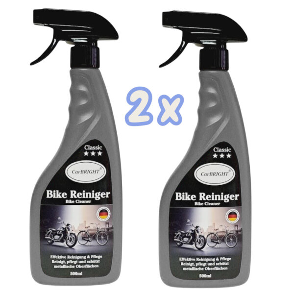 CarBRIGHT Bike-Reiniger 2x500ml / 2er Set