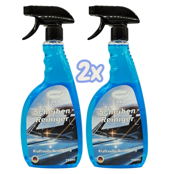 CarBRIGHT Classic Scheiben-Reiniger 2x750ml / 2er Set