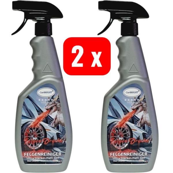 CarBRIGHT Imperial Felgen Drache Felgenreiniger 750ml / 2er Set