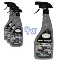 CarBRIGHT Metallreiniger 4x500ml / 4er Set