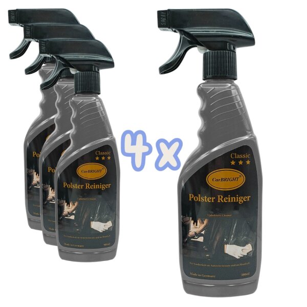 CarBRIGHT Polster-Reiniger 4x500ml / 4er Set