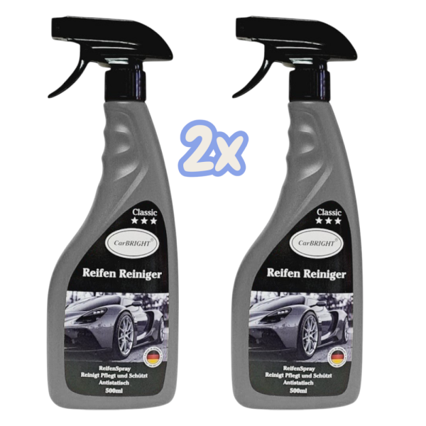CarBRIGHT Reifen Reiniger 2x500ml / 2er Set