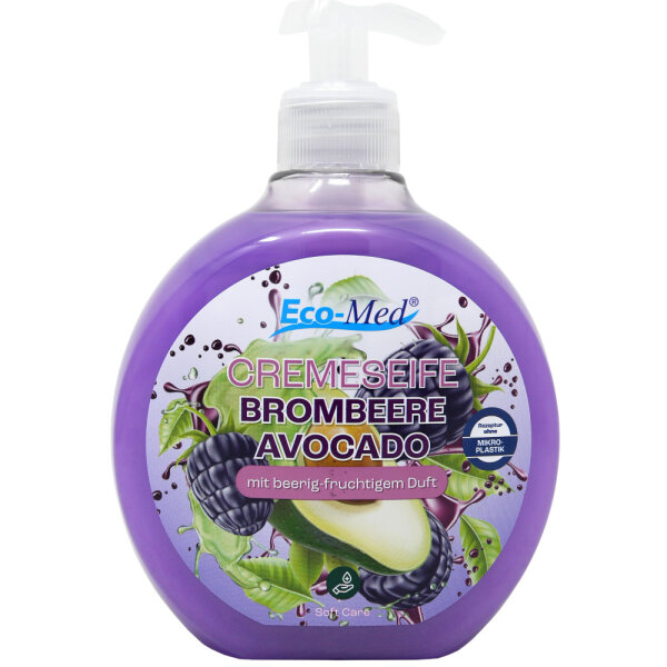 Eco-Med Cremeseife Brombeere & Avocado 500ml