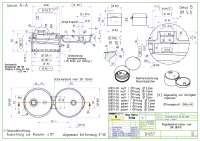 100x Klappscharnierverschluss/Ersatz-Klappverschluss/Klappdeckel 28/410 gold PP