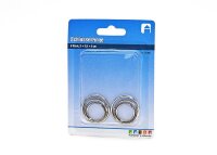 Schlüsselringe 6er Set, Ø 2+2,5+3cm, Eisen...